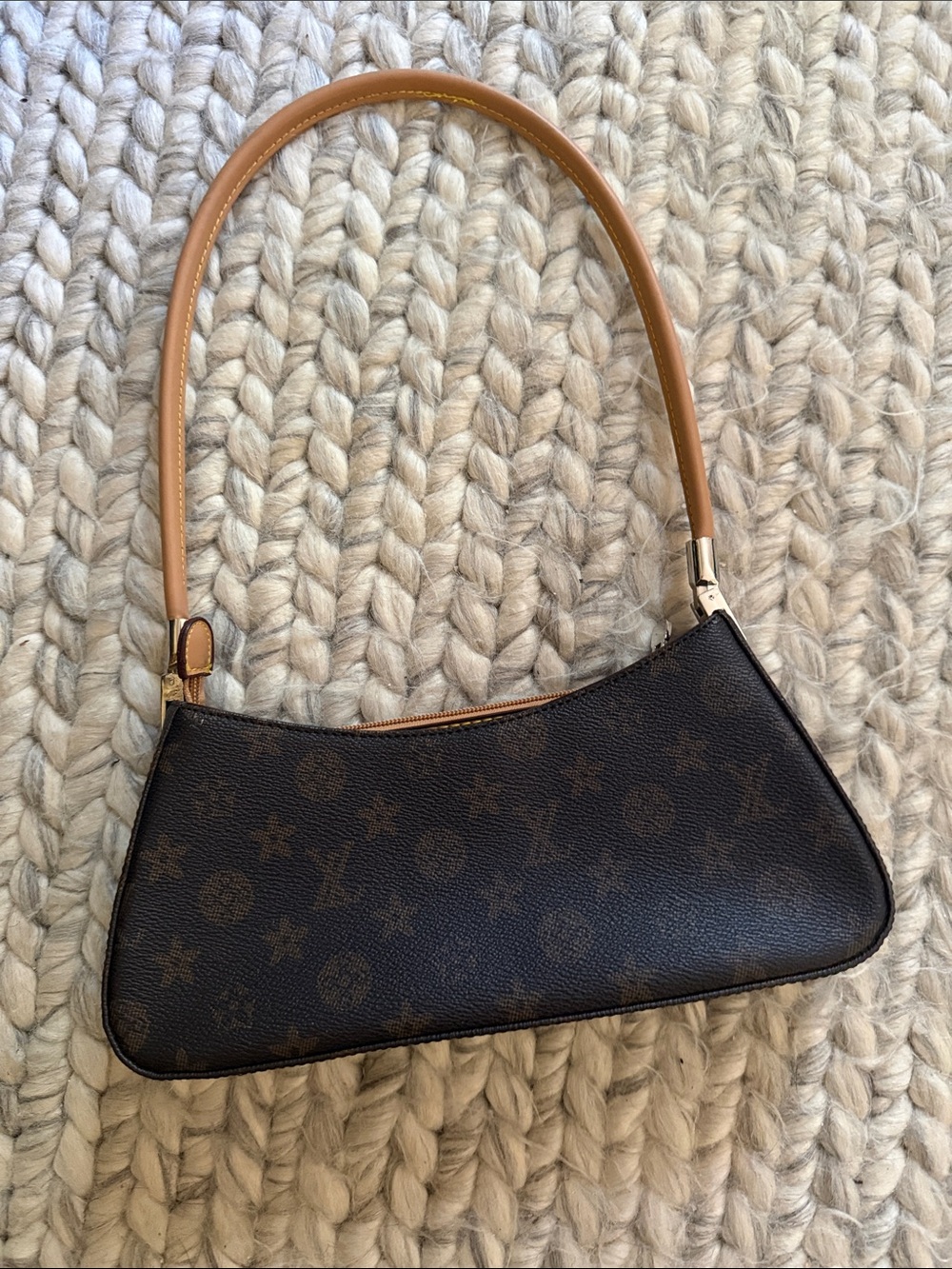 Brown Monogram Shoulder Bag